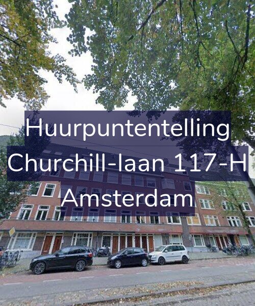Foto gevel Huurpuntentelling voor Churchill-laan 117-H, Amsterdam