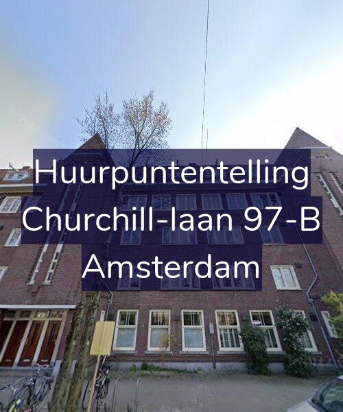 Foto gevel Huurpuntentelling voor Churchill-laan 97-B, Amsterdam