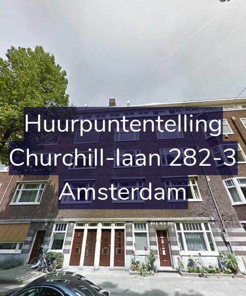 Foto gevel Huurpuntentelling voor Churchill-laan 282-3, Amsterdam