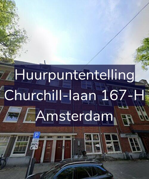 Foto gevel Huurpuntentelling voor Churchill-laan 167-H, Amsterdam