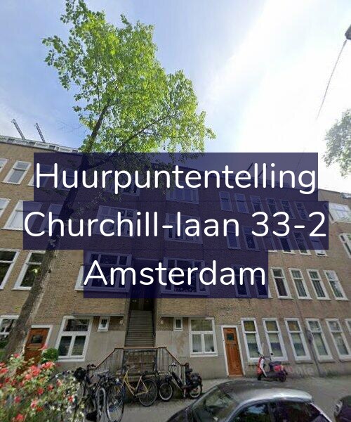 Foto gevel Huurpuntentelling voor Churchill-laan 33-2, Amsterdam