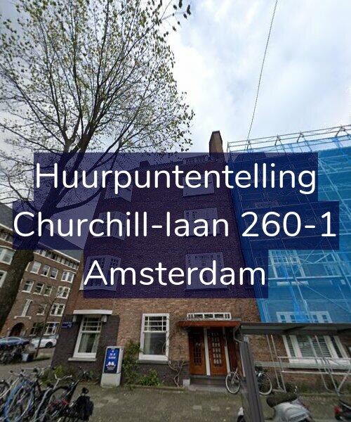 Foto gevel Huurpuntentelling voor Churchill-laan 260-1, Amsterdam