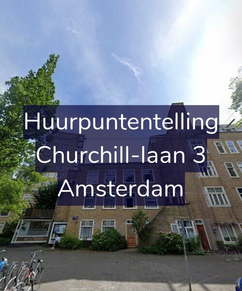 Foto gevel Huurpuntentelling voor Churchill-laan 3, Amsterdam