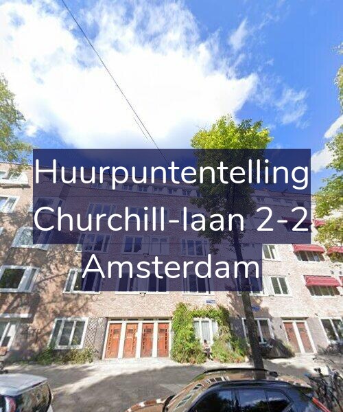 Foto gevel Huurpuntentelling voor Churchill-laan 2-2, Amsterdam