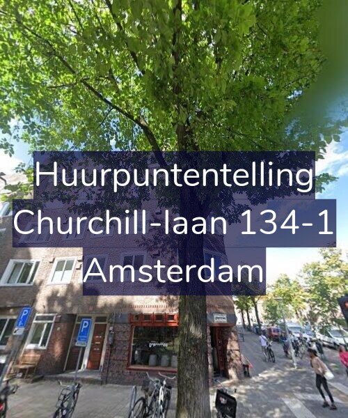 Foto gevel Huurpuntentelling voor Churchill-laan 134-1, Amsterdam