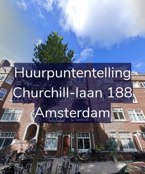 Foto gevel Huurpuntentelling voor Churchill-laan 188, Amsterdam