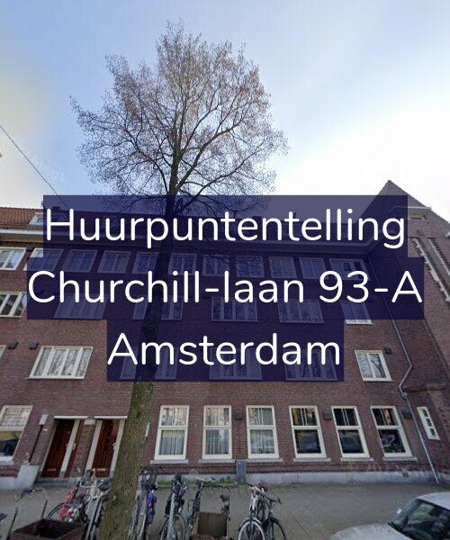 Foto gevel Huurpuntentelling voor Churchill-laan 93-A, Amsterdam