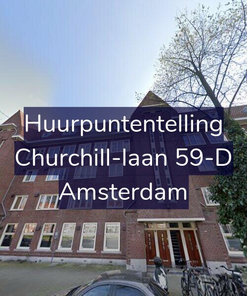 Foto gevel Huurpuntentelling voor Churchill-laan 59-D, Amsterdam
