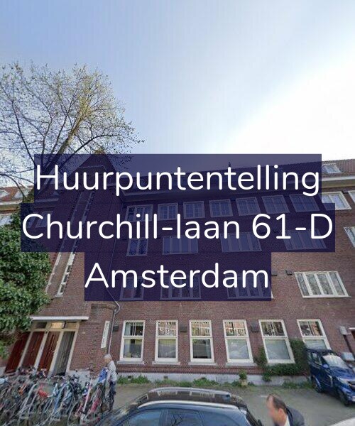 Foto gevel Huurpuntentelling voor Churchill-laan 61-D, Amsterdam