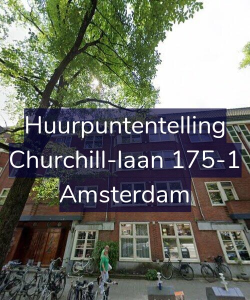Foto gevel Huurpuntentelling voor Churchill-laan 175-1, Amsterdam