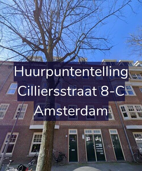 Foto gevel Huurpuntentelling voor Cilliersstraat 8-C, Amsterdam