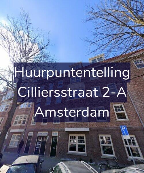 Foto gevel Huurpuntentelling voor Cilliersstraat 2-A, Amsterdam