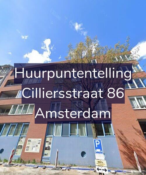 Foto gevel Huurpuntentelling voor Cilliersstraat 86, Amsterdam