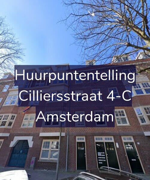 Foto gevel Huurpuntentelling voor Cilliersstraat 4-C, Amsterdam