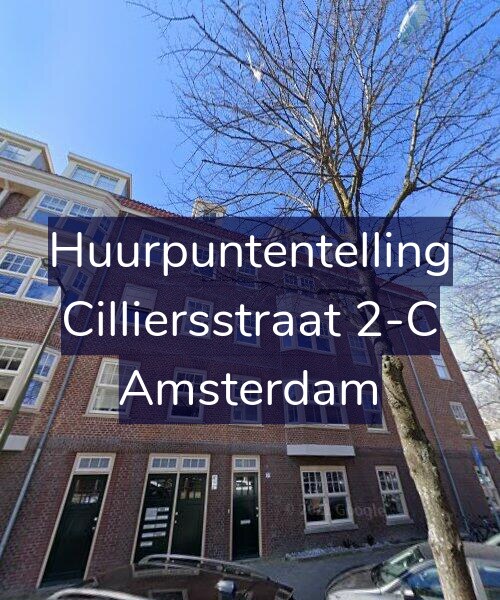 Foto gevel Huurpuntentelling voor Cilliersstraat 2-C, Amsterdam