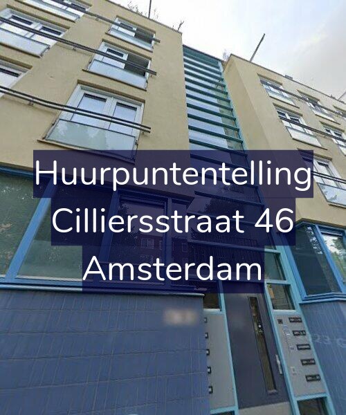 Foto gevel Huurpuntentelling voor Cilliersstraat 46, Amsterdam