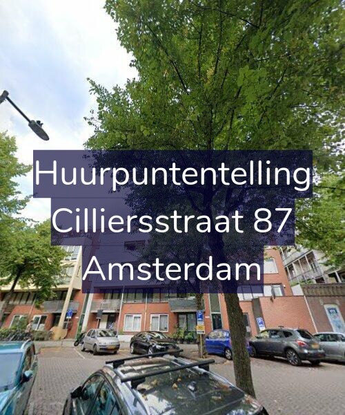 Foto gevel Huurpuntentelling voor Cilliersstraat 87, Amsterdam