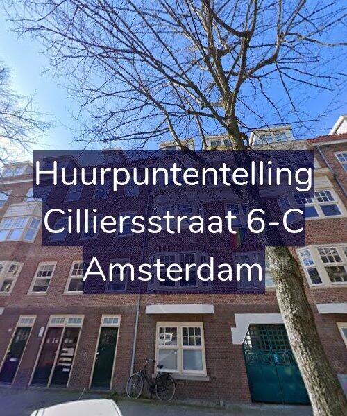 Foto gevel Huurpuntentelling voor Cilliersstraat 6-C, Amsterdam