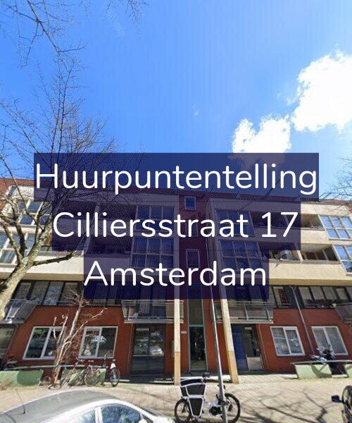 Foto gevel Huurpuntentelling voor Cilliersstraat 17, Amsterdam