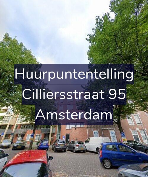 Foto gevel Huurpuntentelling voor Cilliersstraat 95, Amsterdam