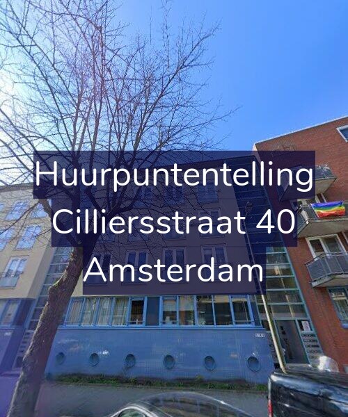 Foto gevel Huurpuntentelling voor Cilliersstraat 40, Amsterdam