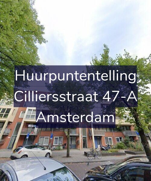 Foto gevel Huurpuntentelling voor Cilliersstraat 47-A, Amsterdam