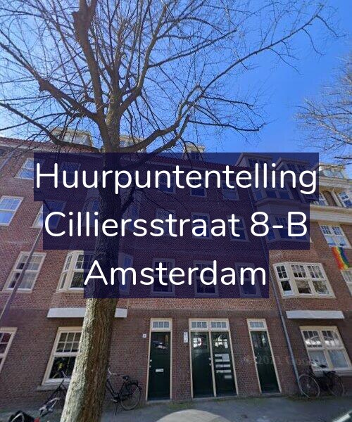 Foto gevel Huurpuntentelling voor Cilliersstraat 8-B, Amsterdam