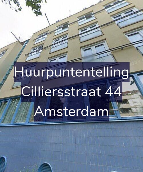 Foto gevel Huurpuntentelling voor Cilliersstraat 44, Amsterdam