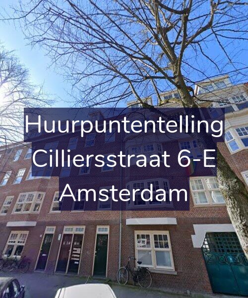 Foto gevel Huurpuntentelling voor Cilliersstraat 6-E, Amsterdam