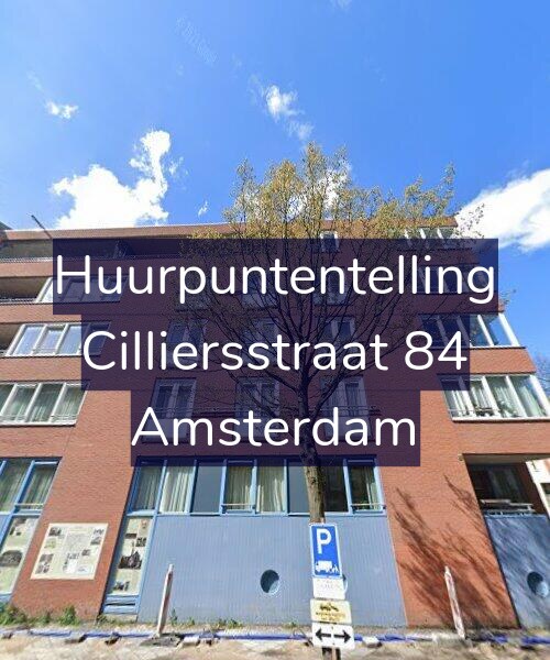 Foto gevel Huurpuntentelling voor Cilliersstraat 84, Amsterdam