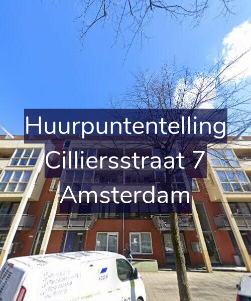 Foto gevel Huurpuntentelling voor Cilliersstraat 7, Amsterdam