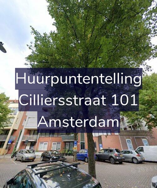 Foto gevel Huurpuntentelling voor Cilliersstraat 101, Amsterdam