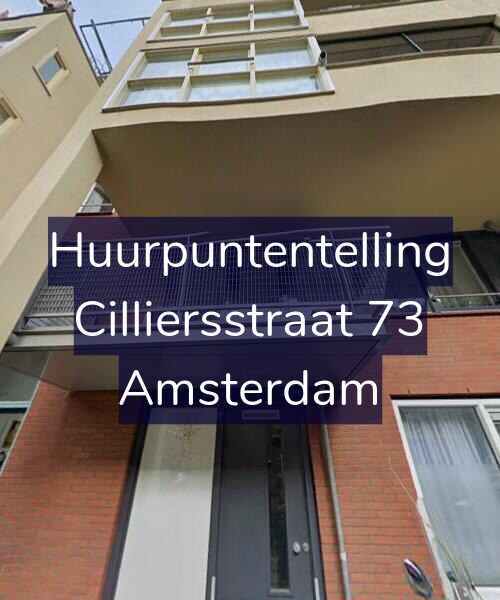 Foto gevel Huurpuntentelling voor Cilliersstraat 73, Amsterdam
