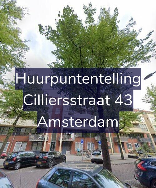 Foto gevel Huurpuntentelling voor Cilliersstraat 43, Amsterdam