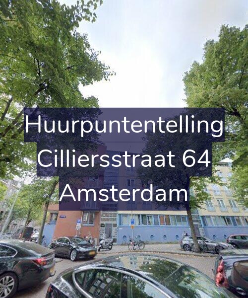 Foto gevel Huurpuntentelling voor Cilliersstraat 64, Amsterdam
