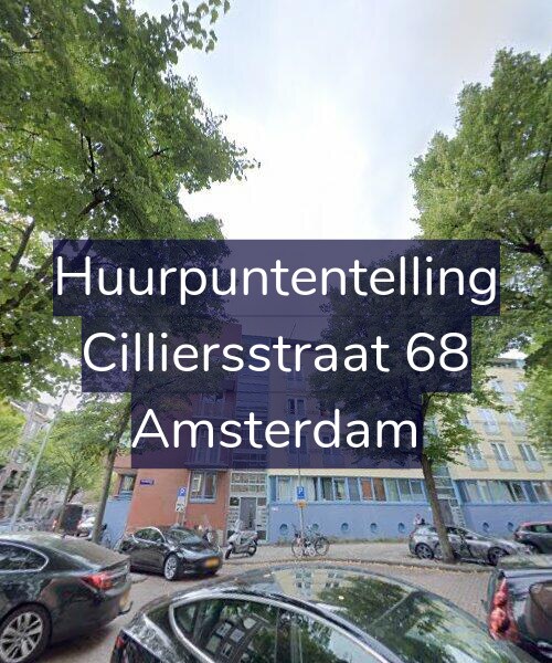 Foto gevel Huurpuntentelling voor Cilliersstraat 68, Amsterdam