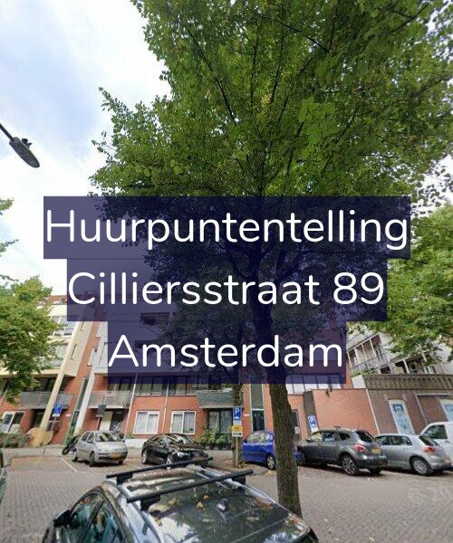 Foto gevel Huurpuntentelling voor Cilliersstraat 89, Amsterdam