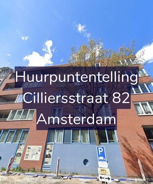 Foto gevel Huurpuntentelling voor Cilliersstraat 82, Amsterdam