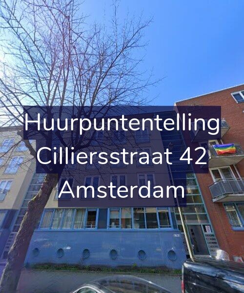 Foto gevel Huurpuntentelling voor Cilliersstraat 42, Amsterdam