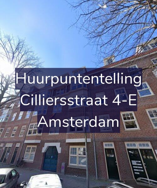 Foto gevel Huurpuntentelling voor Cilliersstraat 4-E, Amsterdam