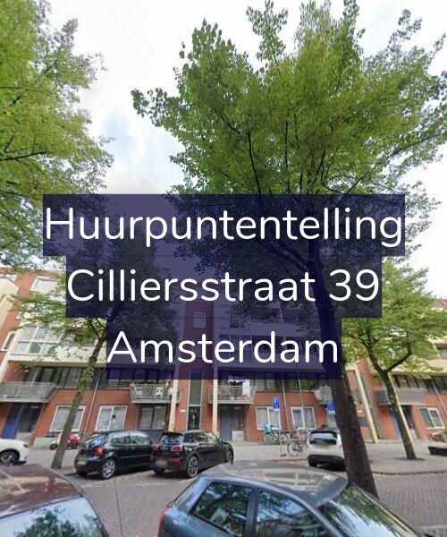 Foto gevel Huurpuntentelling voor Cilliersstraat 39, Amsterdam