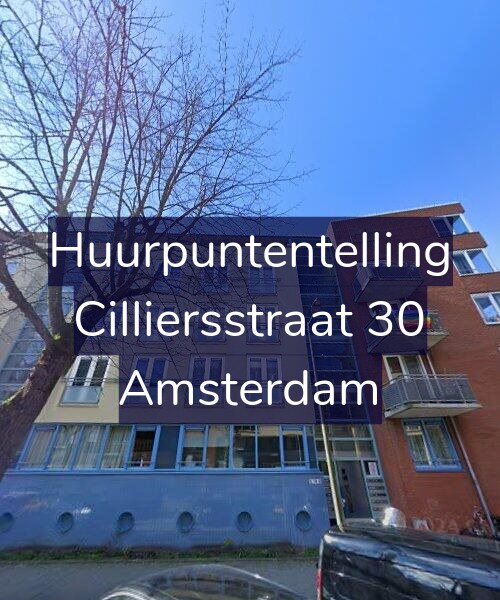 Foto gevel Huurpuntentelling voor Cilliersstraat 30, Amsterdam