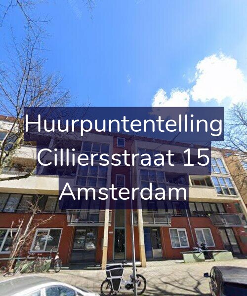 Foto gevel Huurpuntentelling voor Cilliersstraat 15, Amsterdam