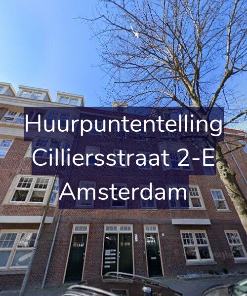 Foto gevel Huurpuntentelling voor Cilliersstraat 2-E, Amsterdam