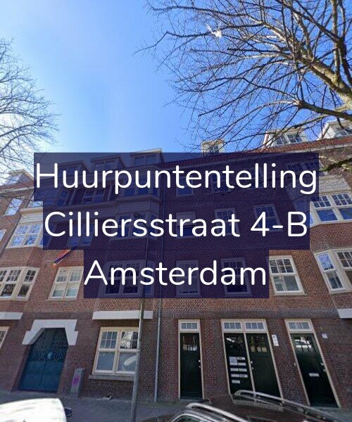 Foto gevel Huurpuntentelling voor Cilliersstraat 4-B, Amsterdam