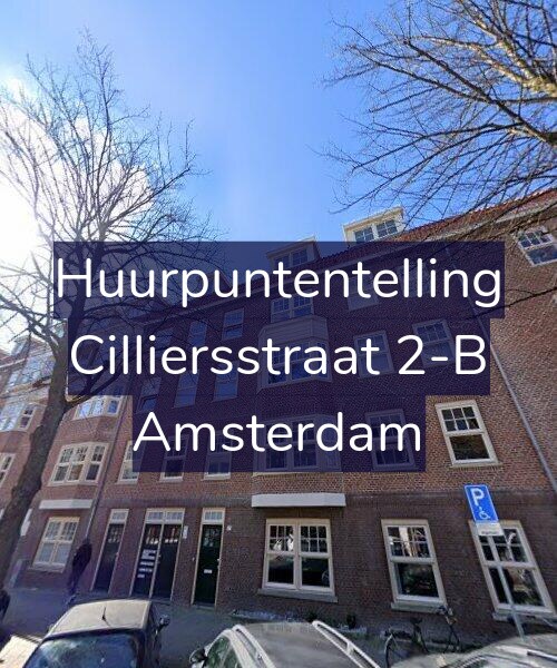 Foto gevel Huurpuntentelling voor Cilliersstraat 2-B, Amsterdam