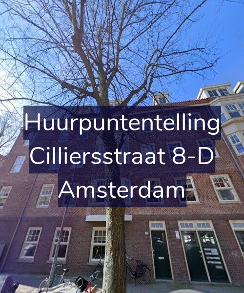 Foto gevel Huurpuntentelling voor Cilliersstraat 8-D, Amsterdam