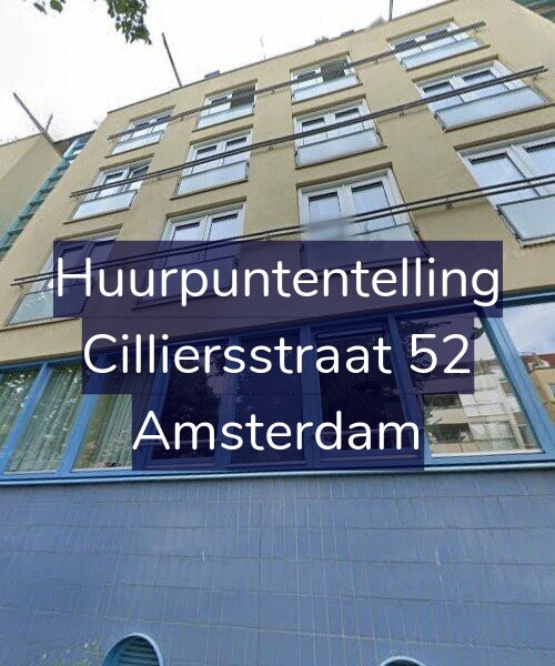 Foto gevel Huurpuntentelling voor Cilliersstraat 52, Amsterdam