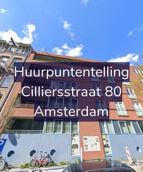 Foto gevel Huurpuntentelling voor Cilliersstraat 80, Amsterdam