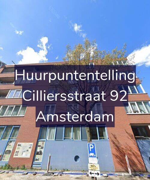 Foto gevel Huurpuntentelling voor Cilliersstraat 92, Amsterdam